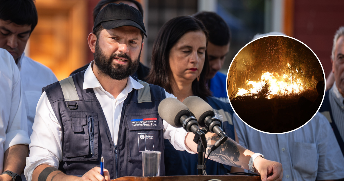 Presidente Boric se reunirá con autoridades en La Araucanía para abordar emergencia por incendios