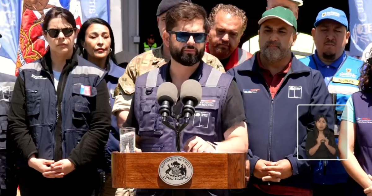 Boric por ayuda tras incendios forestales: “Estamos poniendo foco en medidas económicas inmediatas”