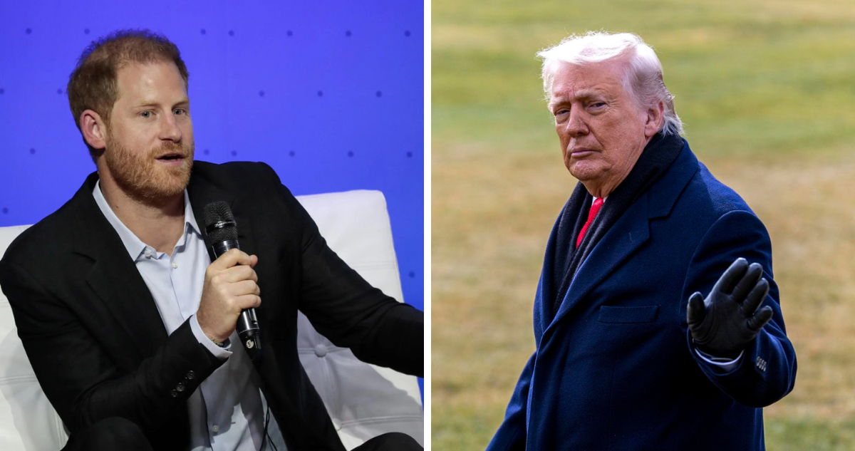 Príncipe Harry y Donald Trump