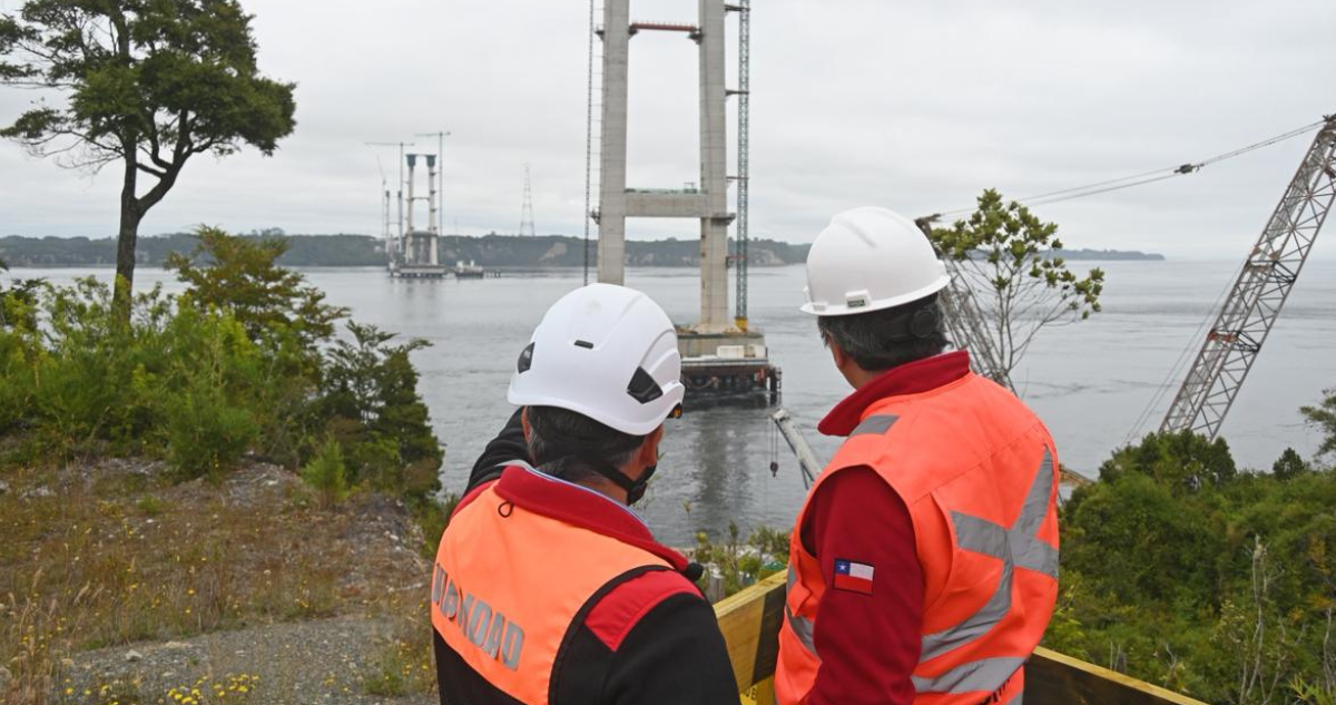 Obras de Puente Chacao alcanzan un 63% de avance con proyección de término para 2028