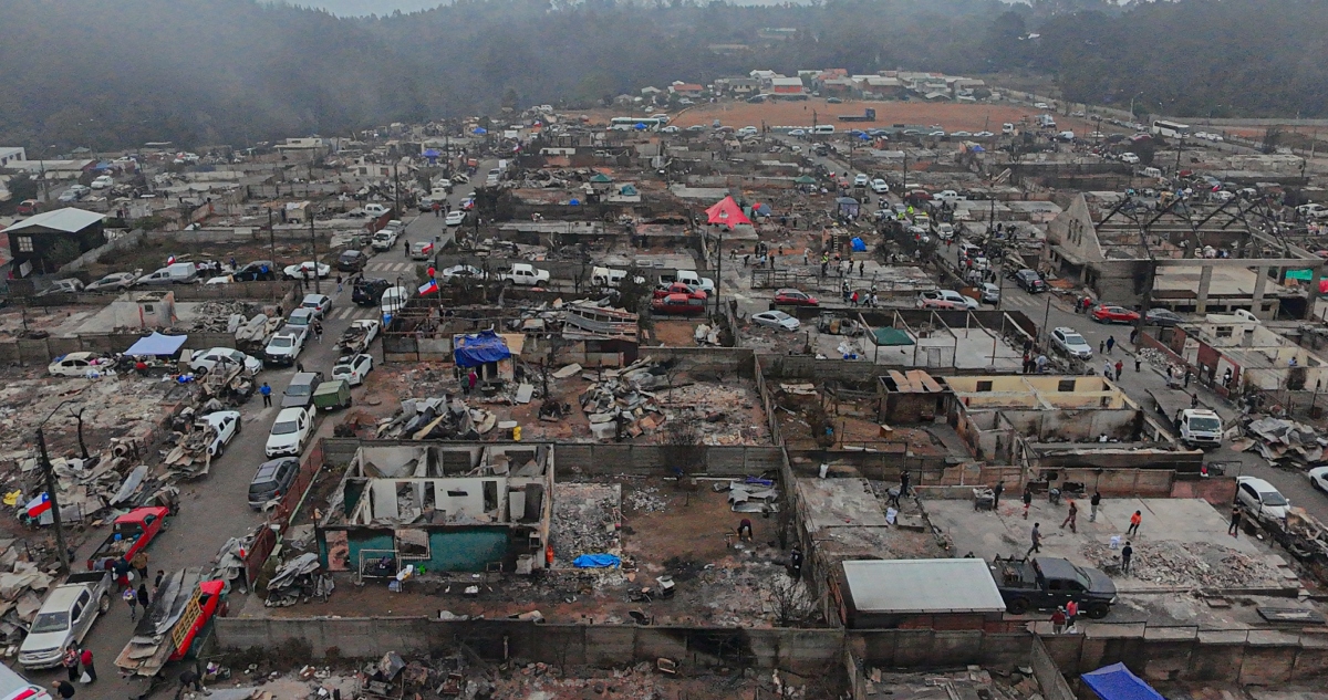 Punta de Parra detenido iniciar incendio