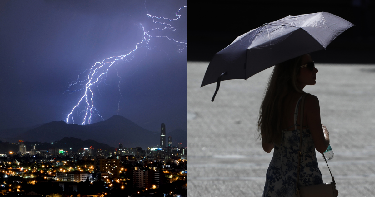 Semana con lluvia y calor intenso: pronostican probables tormentas eléctricas y hasta 35° C en la RM