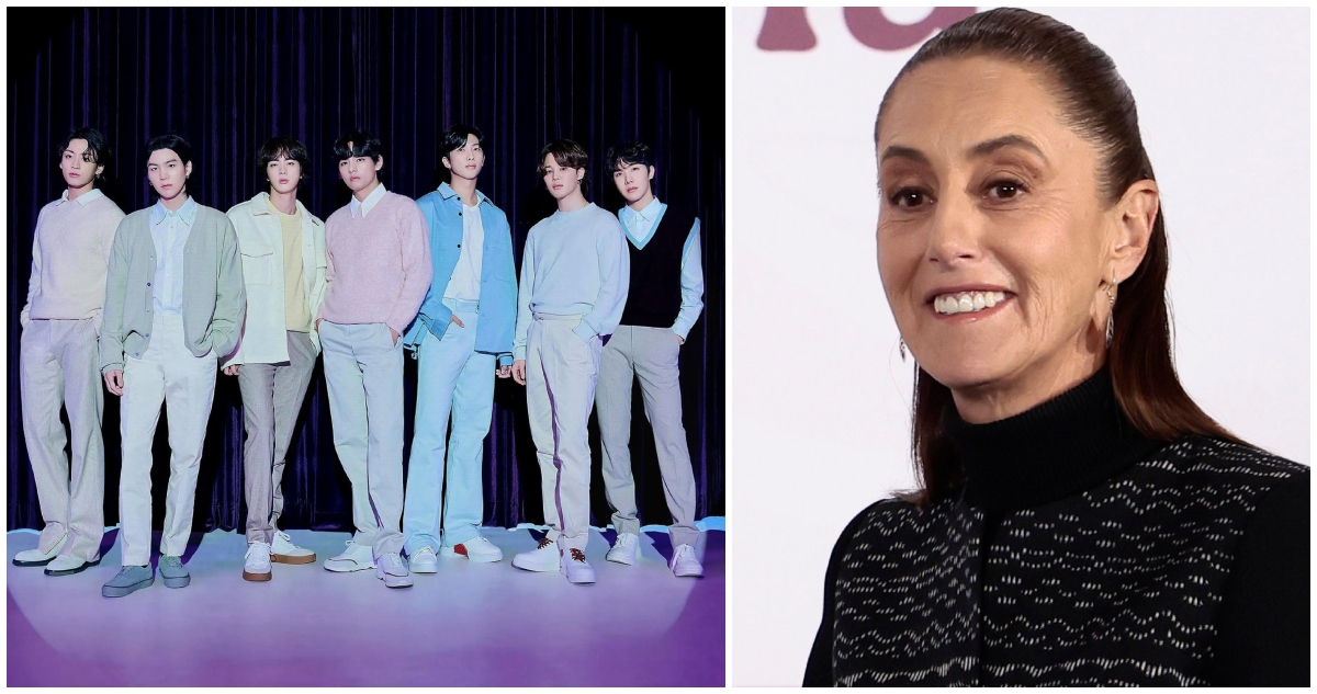 Sheinbaum envía nota diplomática a Corea de Sur para que BTS sume más conciertos en México