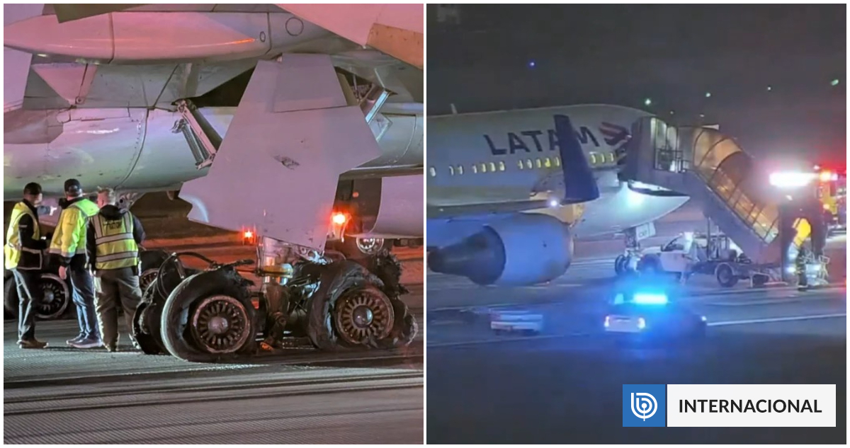 Avión de LATAM Perú sufre daños en el aterrizaje en Atlanta sin heridos