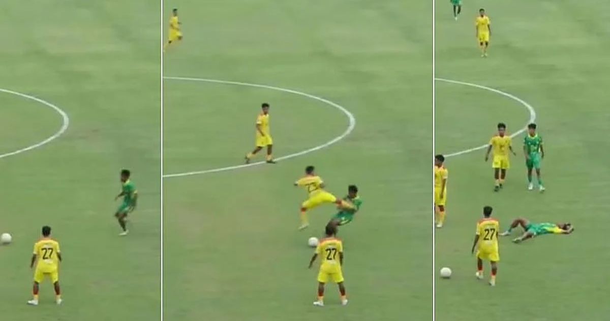 Futbolista castigado de por vida en Indonesia por patadón a rival