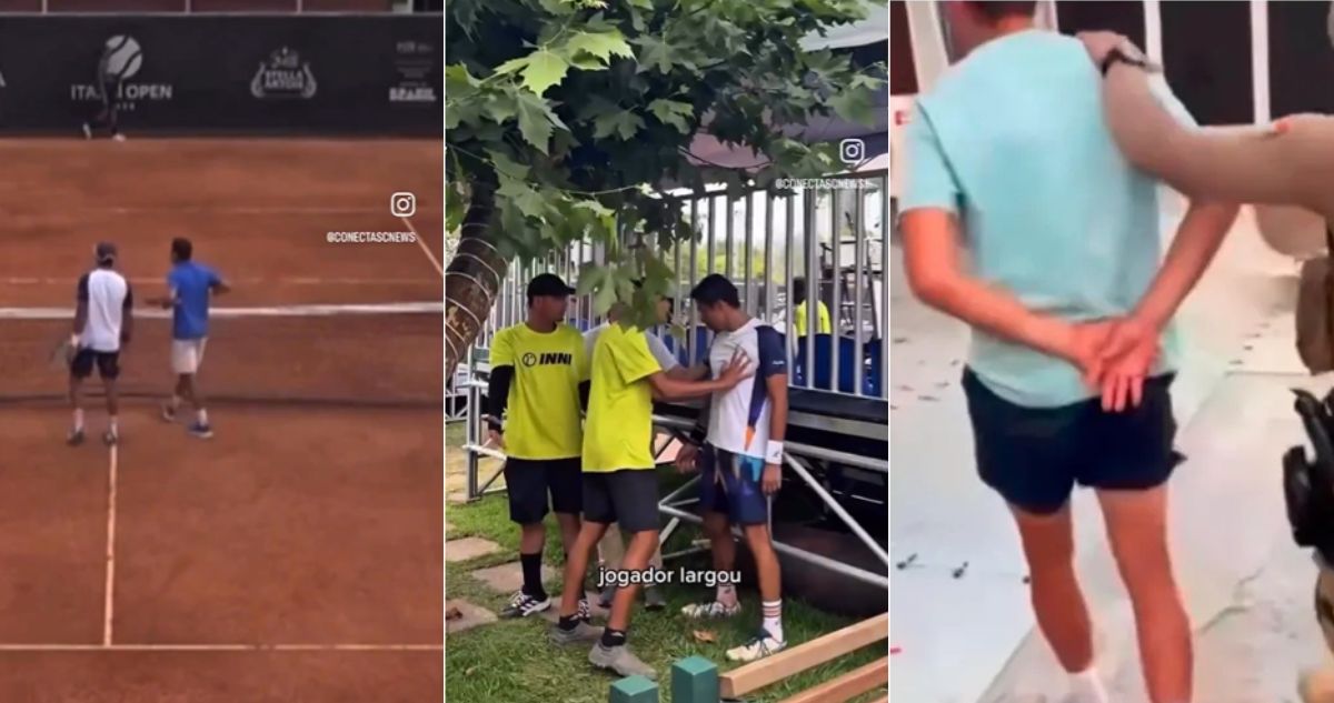 Dos tenistas detenidos en Brasil por gestos racistas