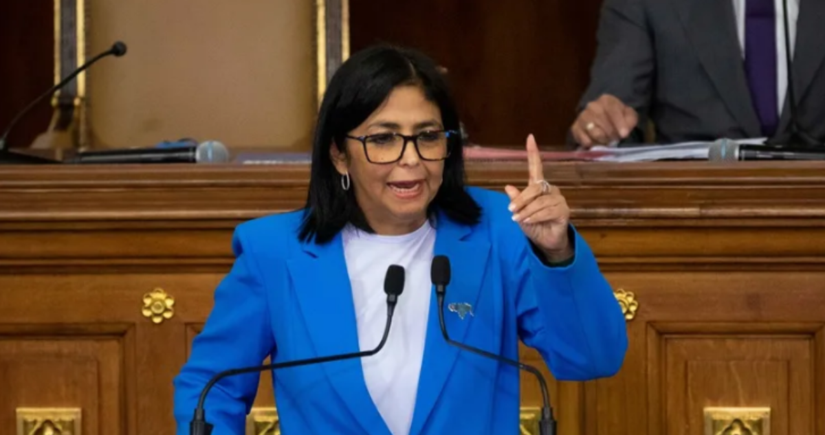 La vicepresidenta de Venezuela Delcy Rodríguez