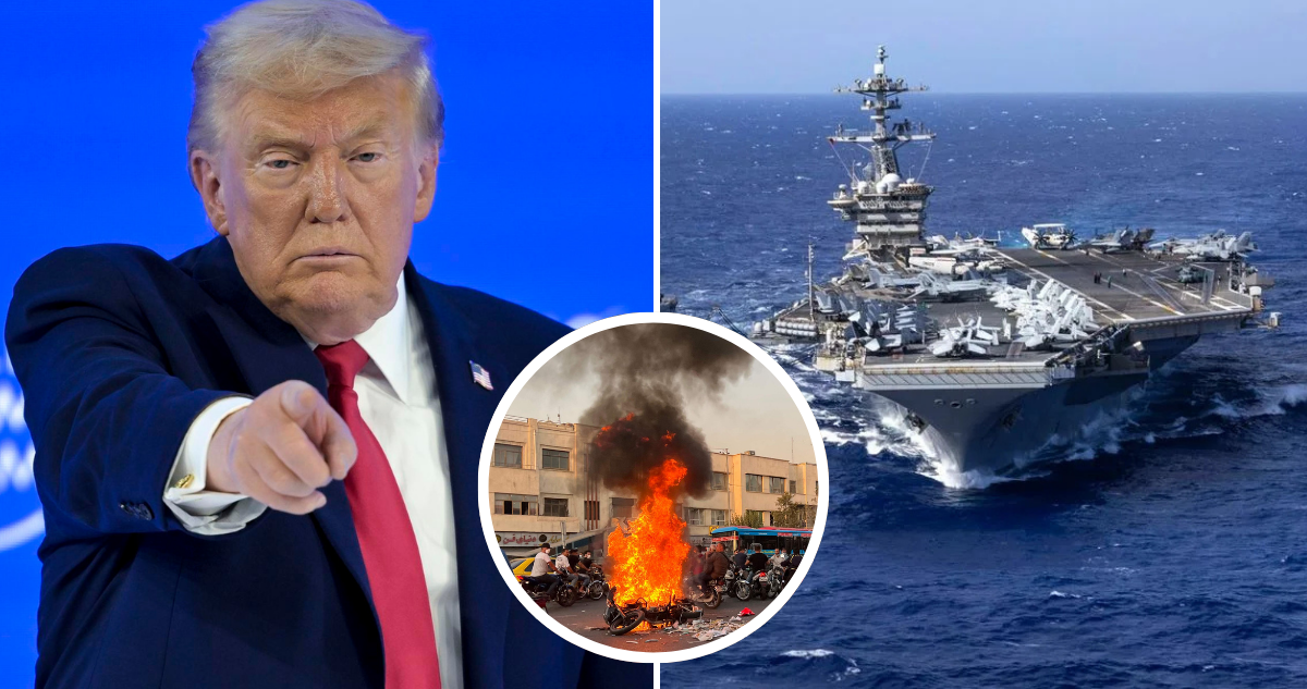 Trump amenaza a Irán con flota naval
