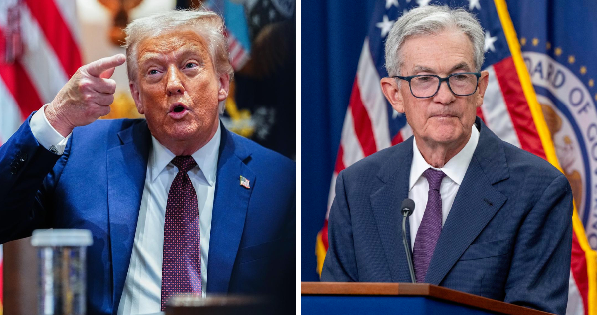 No esperó ni 24 horas: Trump vuelve a atacar al presidente de la Fed por no bajar las tasas de interés