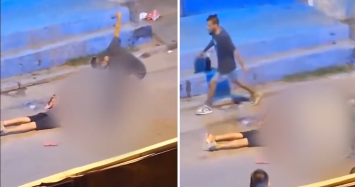 Golpiza de venezolano a chileno en Pataguay