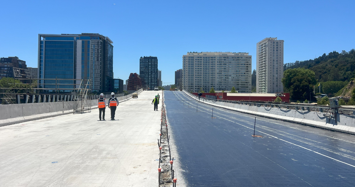 Viaducto Chacabuco presenta un 80% de avance y se da el vamos a etapa de asfaltado