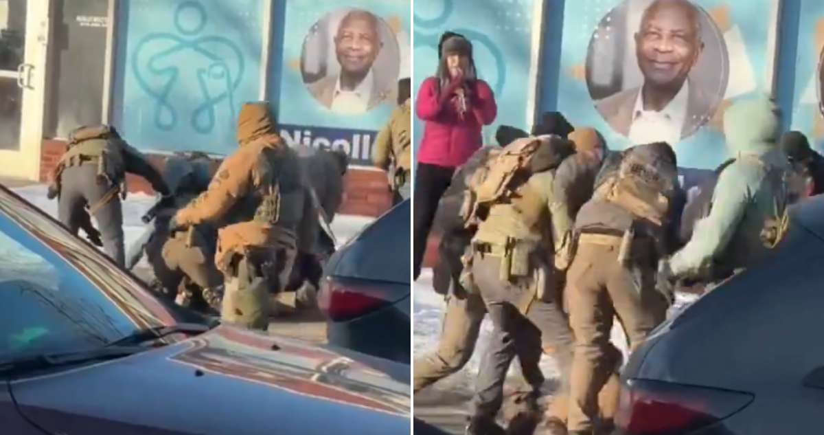 Fue en plena vía pública el registro del asesinato de hombre en Minneapolis