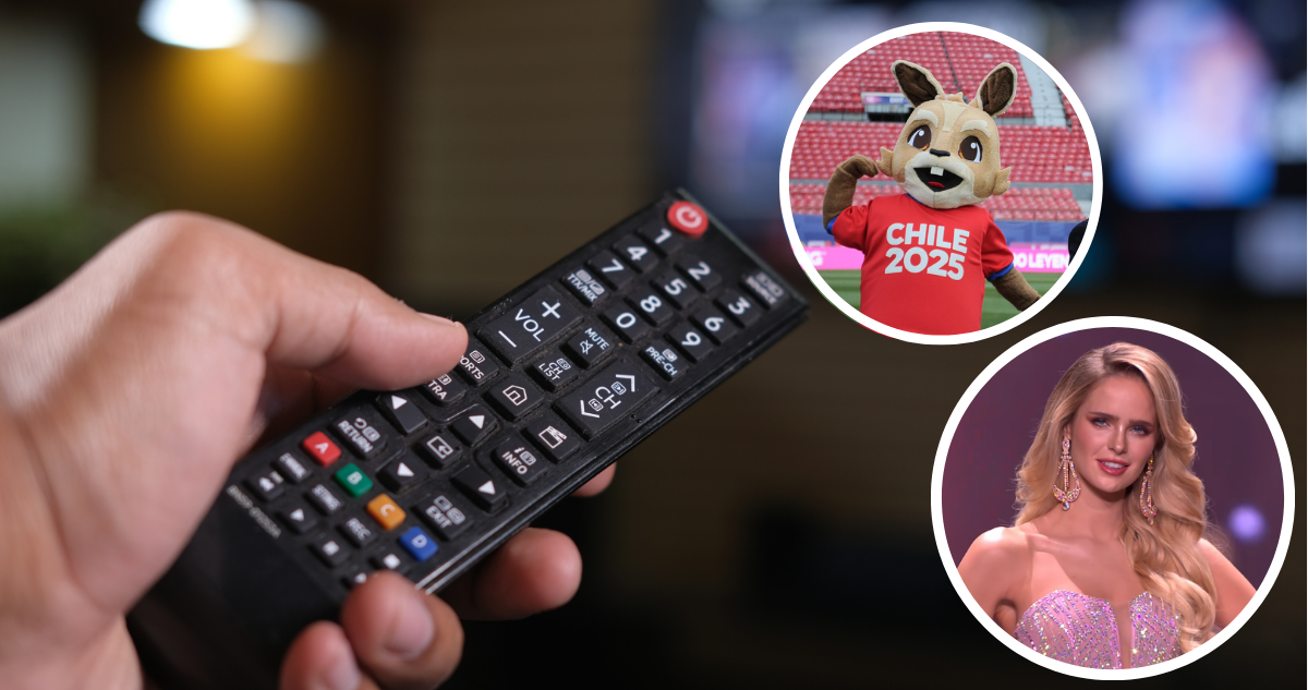 Persona viendo televisión en referencia a lo más visto de la televisión chilena el 2025