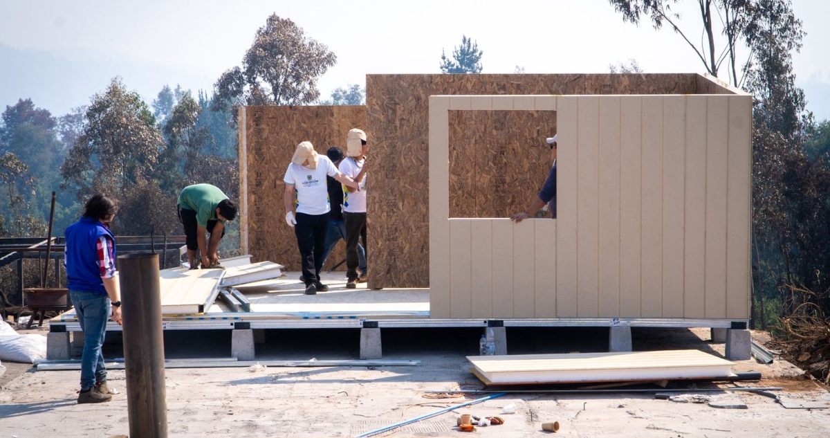 Viviendas de emergencia en Concepción