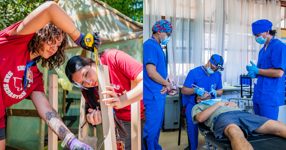 Más de 230 estudiantes USS participan en trabajos voluntarios en comunidades de cuatro regiones