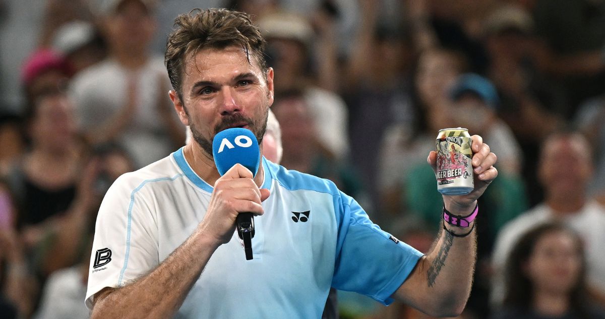 Wawrinka se despide del Australian Open bebiendo cerveza: suizo cayó en tercera ronda ante Fritz