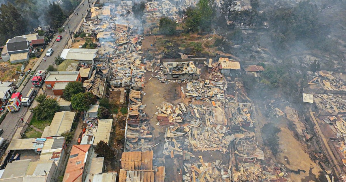 Gobierno anuncia bono para damnificados por incendios en Bío Bío y Ñuble: pago iniciará esta semana