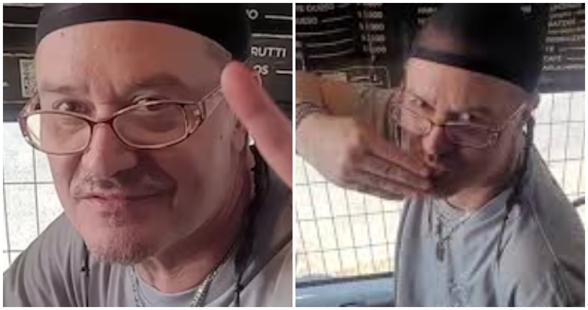 Ya es chileno: Mike Patton pasó por un churrasco al Persa Biobío antes de su concierto