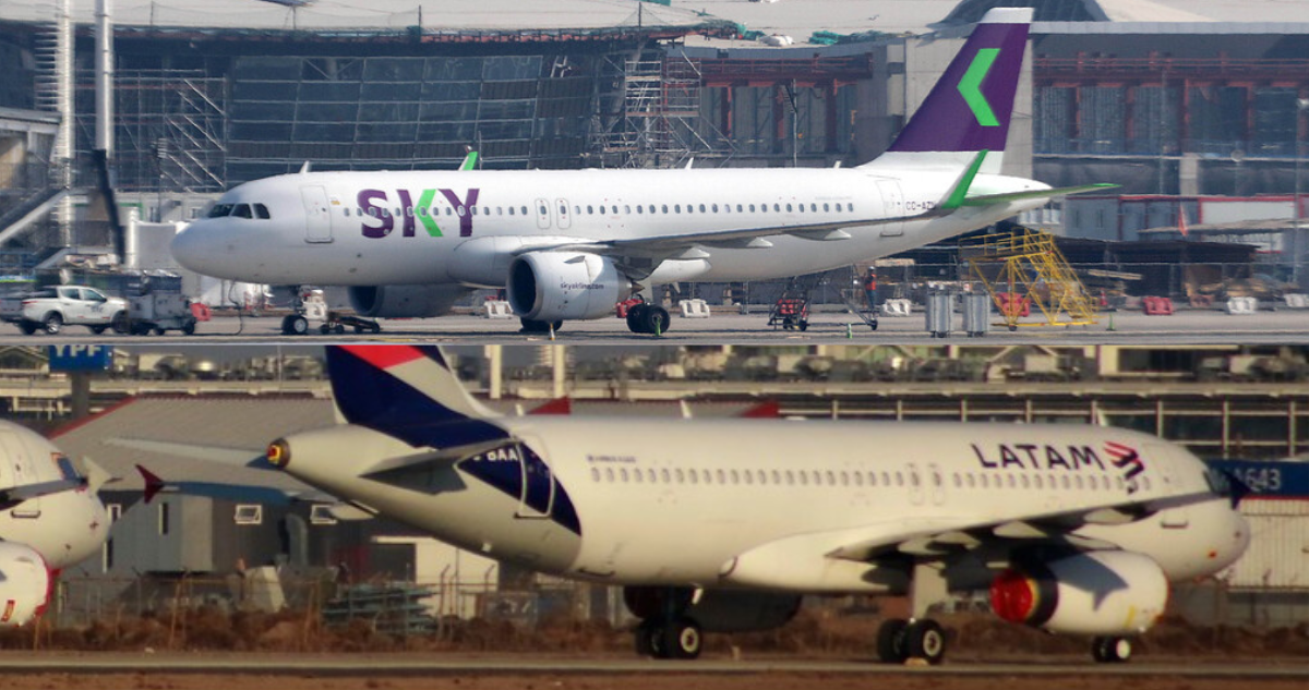 Chiloé sufrirá reducción en vuelos diarios a Santiago: Latam y Sky disminuirán frecuencia de viajes
