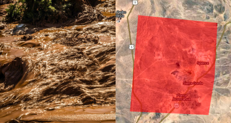 DMC emite Alarma Meteorológica para la comuna de Sierra Gorda por precipitaciones intensas