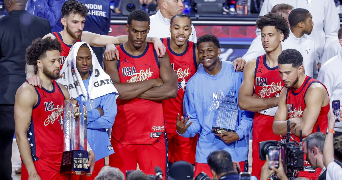 All Star de NBA: Edwards y Booker lideran a los jóvenes sobre los veteranos LeBron, Leonard y compañía