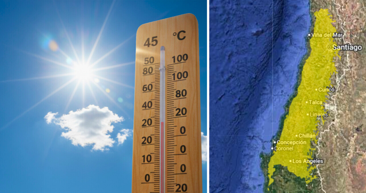 altas temperaturas zona central