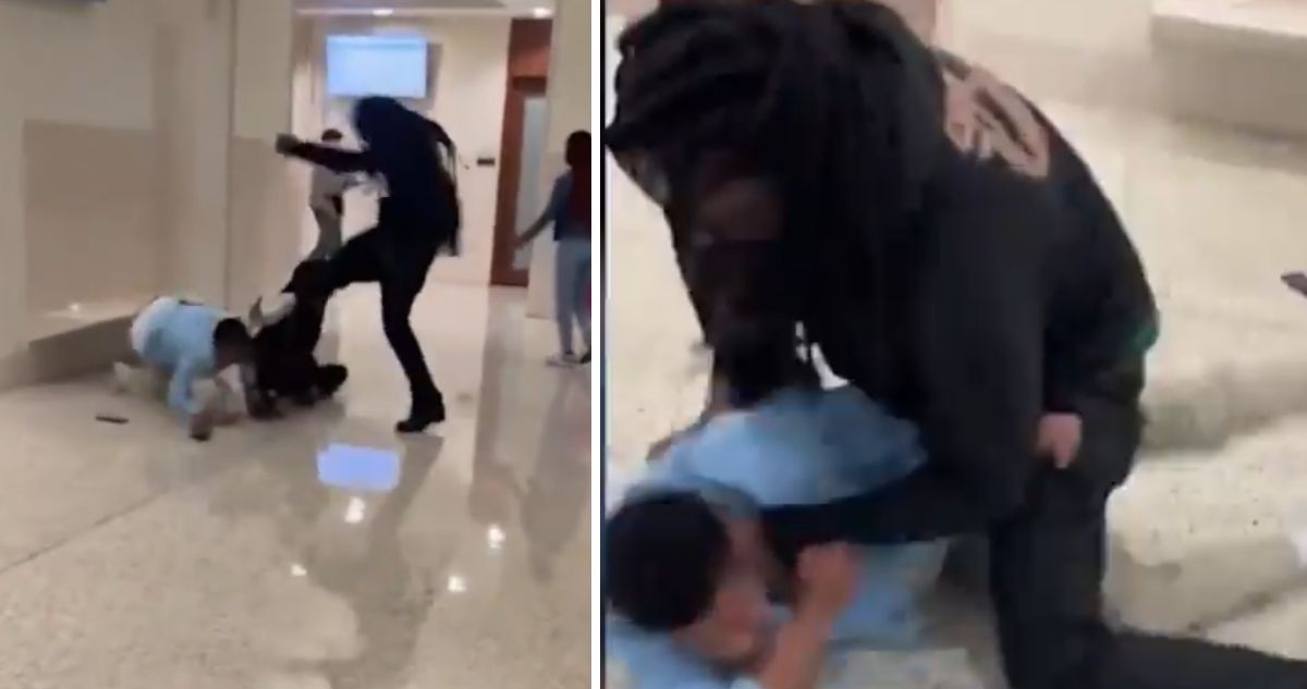 VIDEO: Padre propina brutal golpiza al acusado de asesinar a su hijo en pleno tribunal estadounidense