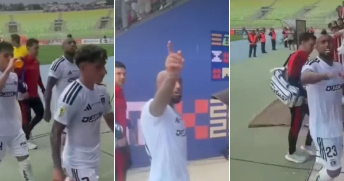 Arturo Vidal contra hinchas de Colo Colo que insultaban al equipo en Valparaíso