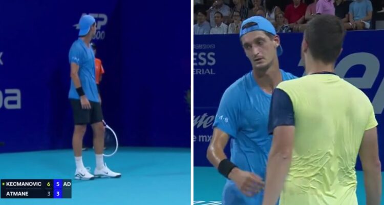 Terence Atmane fue eliminado del ATP 500 de Acapulco sin que jugase el último punto.