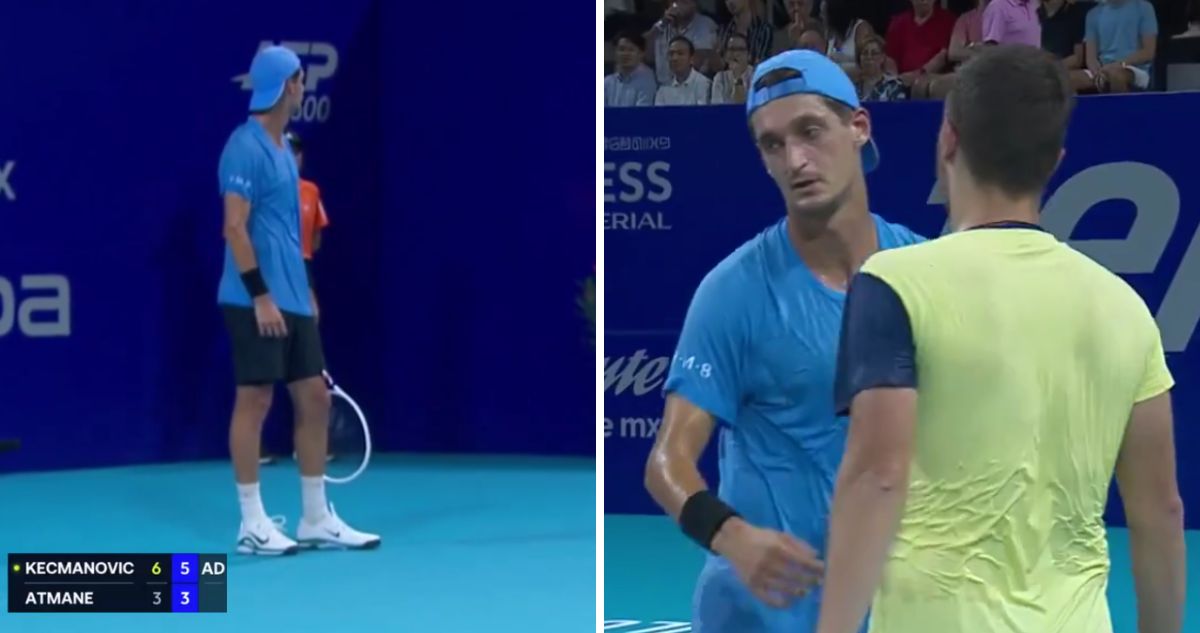 Terence Atmane fue eliminado del ATP 500 de Acapulco sin que jugase el último punto.
