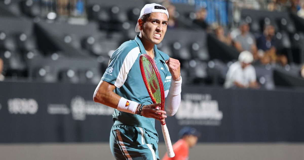 Alejandro Tabilo perdió ante Tomás Etcheverry en final del ATP de Río.