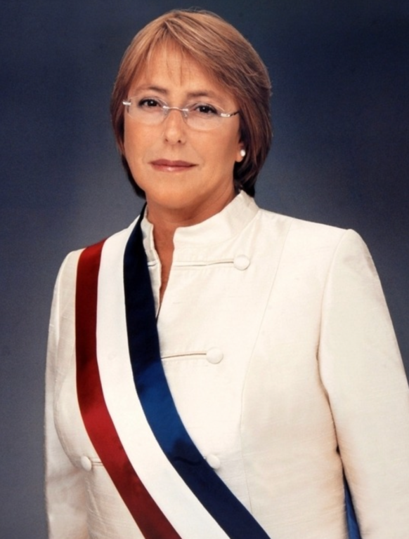 Retrato presidencial de Michelle Bachelet, 2006.