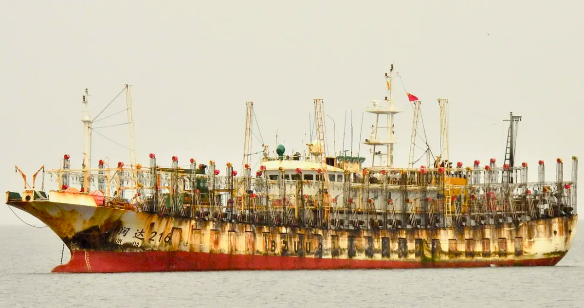 Barco pesquero chino