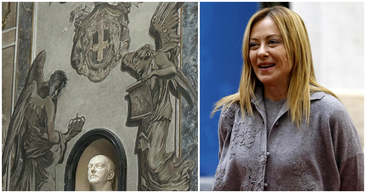 Borran ángel con rostro de Meloni en basílica tras días de polémica en Italia: “No me parezco”