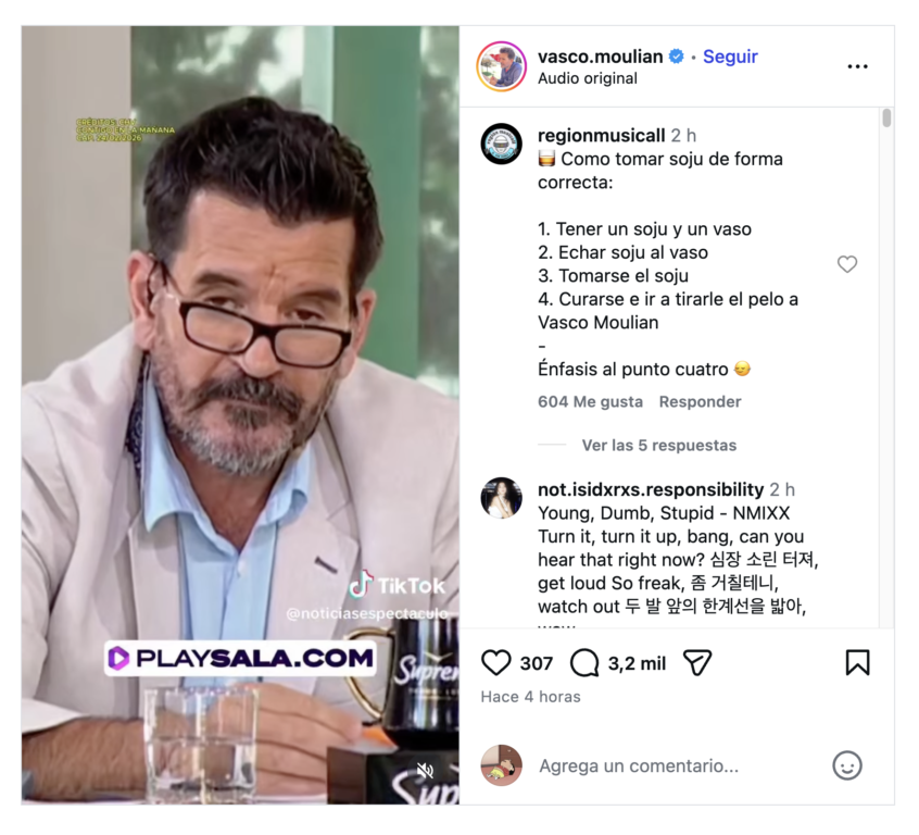 Instagram de Vasco Moulian