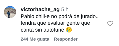comentario sobre Pablo Chill-E