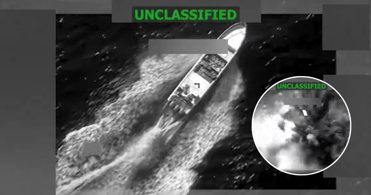 VIDEO | Nuevo ataque de EEUU contra presunta embarcación narco deja 2 muertos y 1 sobreviviente