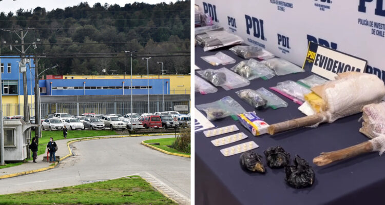 Cae banda dedicada a los “pelotazos” hacia la cárcel de Valdivia: ingresaban droga y teléfonos
