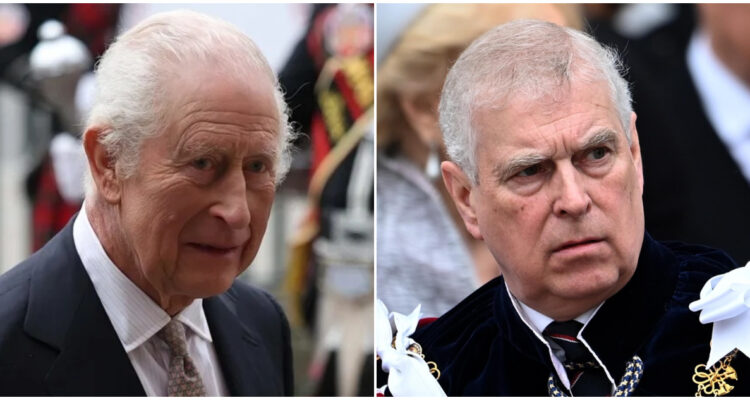 El rey Carlos III y su hermano Andrés Mountbatten-Windsor