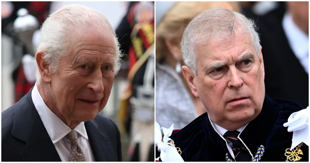El rey Carlos III y su hermano Andrés Mountbatten-Windsor