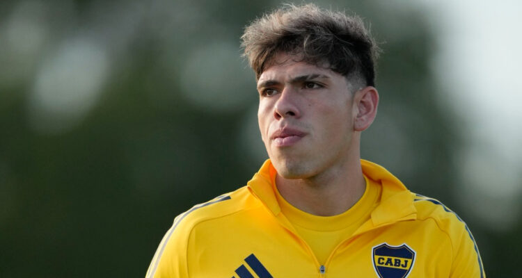 Carlos Palacios entrenando en Boca Juniors