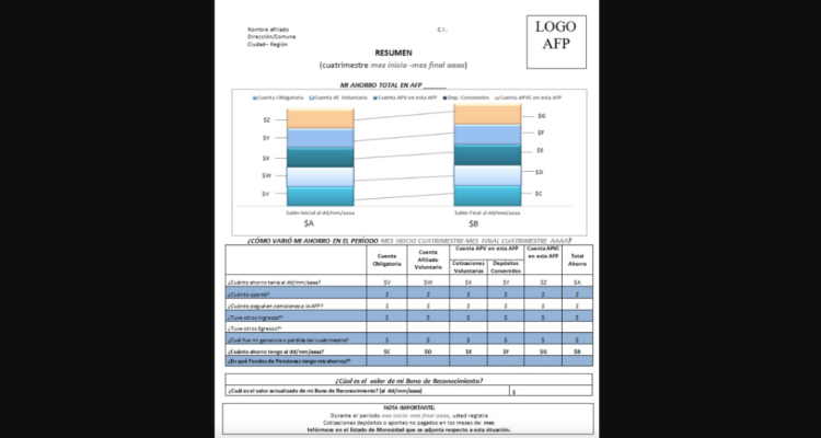 Los cambios que tendrían las cartolas de las AFP durante el segundo semestre de 2026