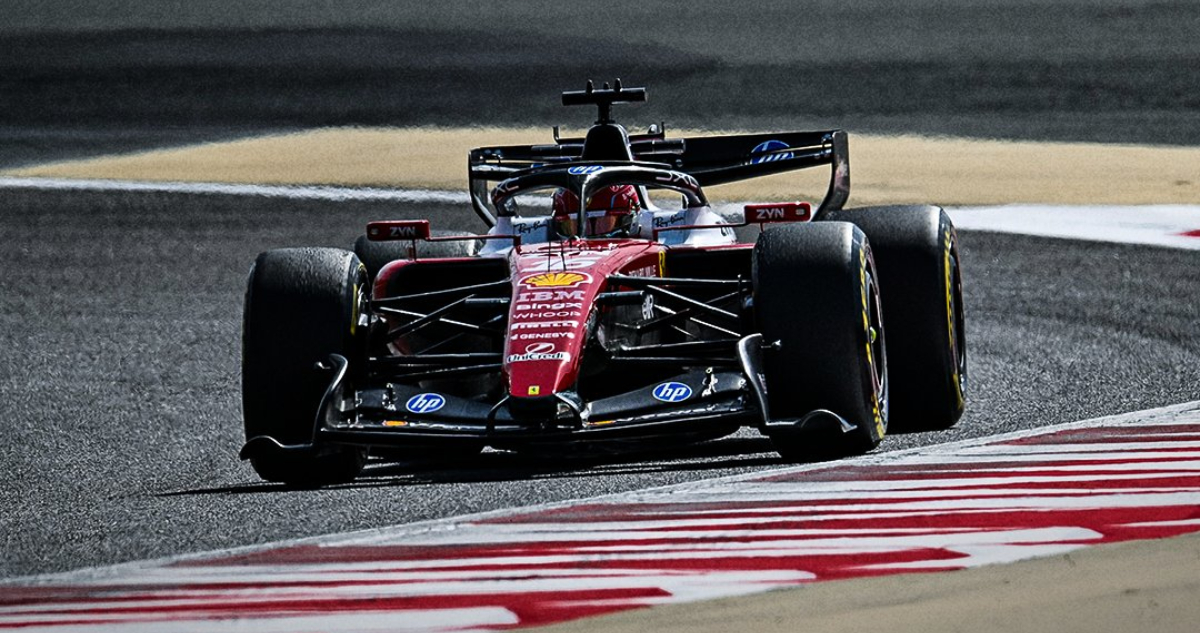 Charles Leclerc en test de Fórmula 1 día 2