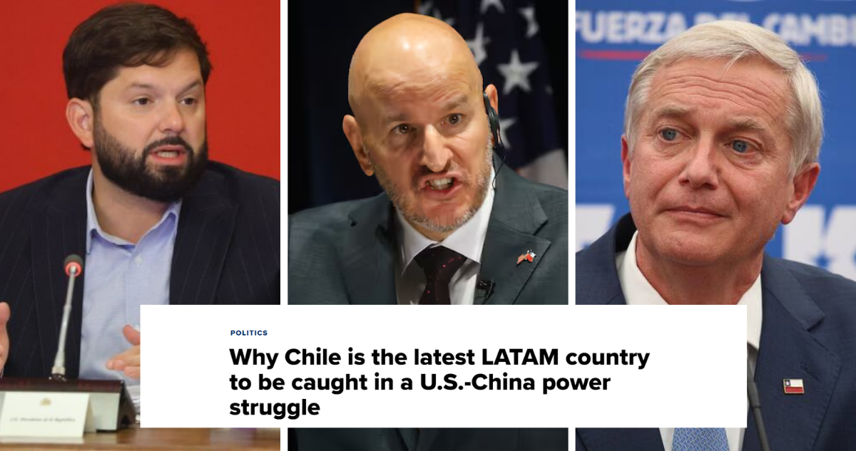 Cadena CNBC analiza tema diplomático entre Chile y EEUU por cable submarino