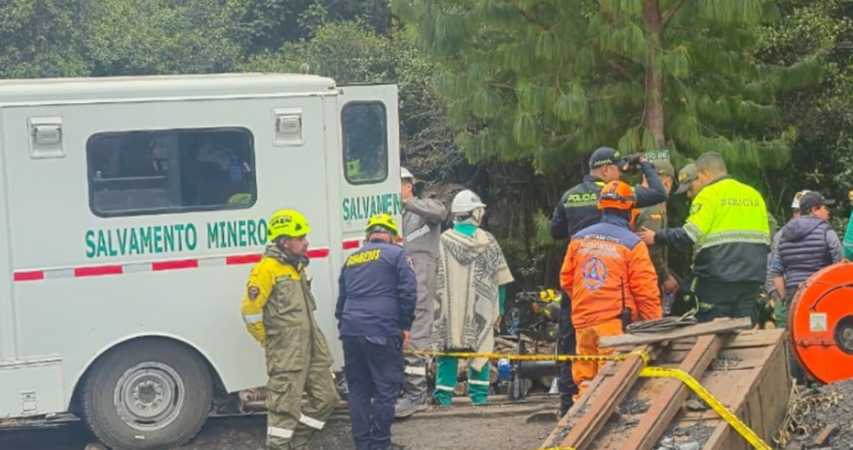 Colombia rescatan sin vida los cuerpos de 6 personas tras explosión en mina