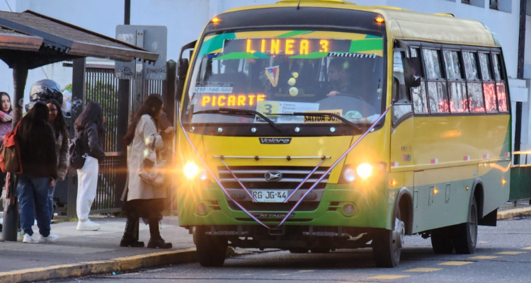 Anuncian alzas de hasta $20 en pasajes del transporte público en Valdivia y Niebla