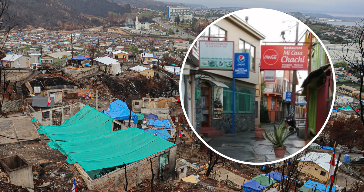 Preocupación en el Barrio Chino de Lirquén por impacto de incendios en el rubro gastronómico