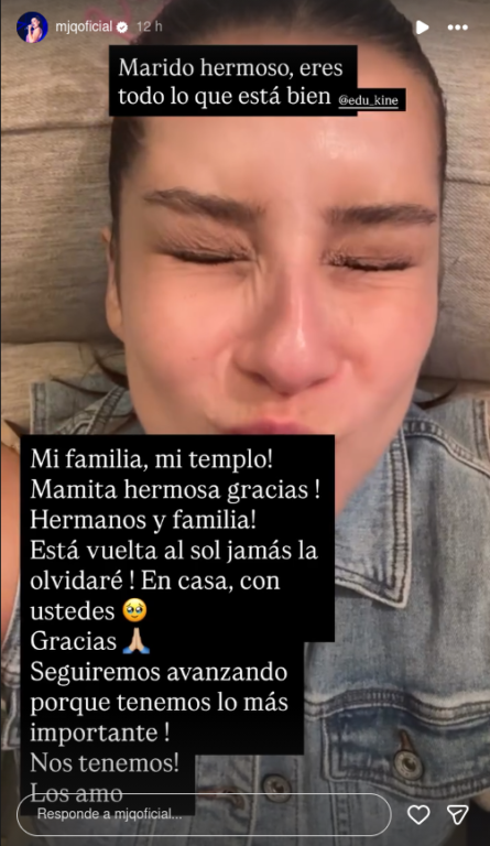 Instagram Storie de Coté Quintanilla