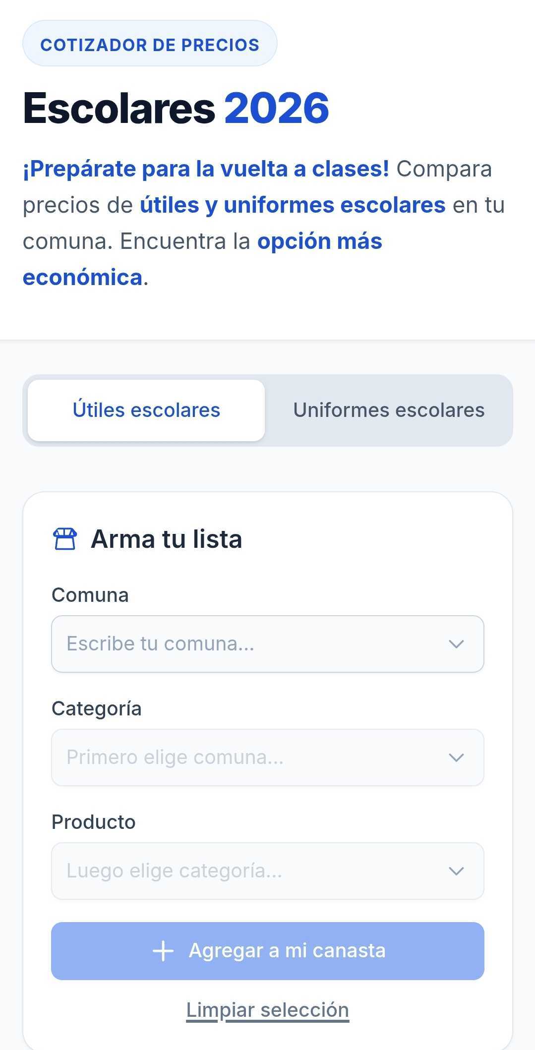 Revisa en qué locales es más barato comprar útiles escolares y uniformes para la vuelta a clases