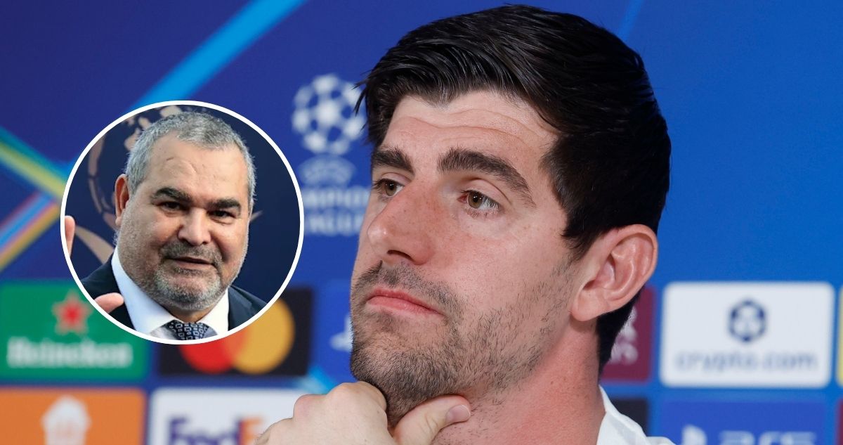 Courtois responde a Chilavert por dichos de Vinicius y Mbappé